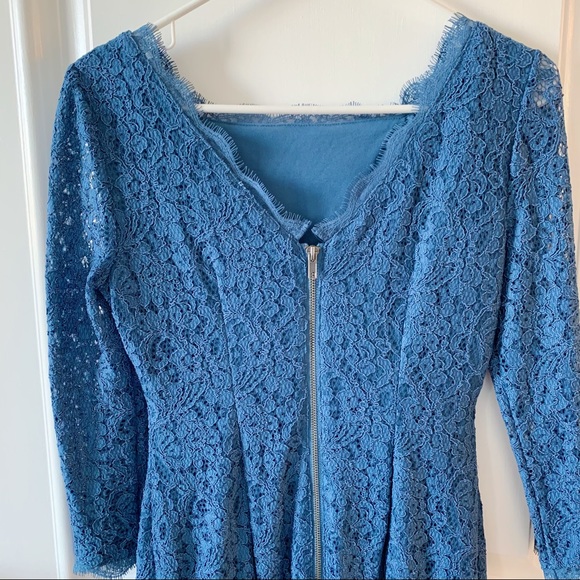 Blue Lace Dress - Picture 5 of 5